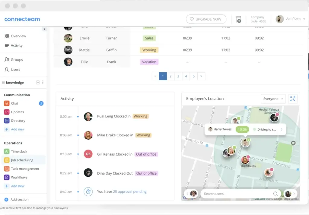 Connecteam — Best for Catering Workforce Management