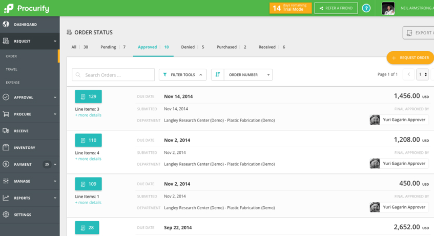 Aplikasi e-Procurement Procurify