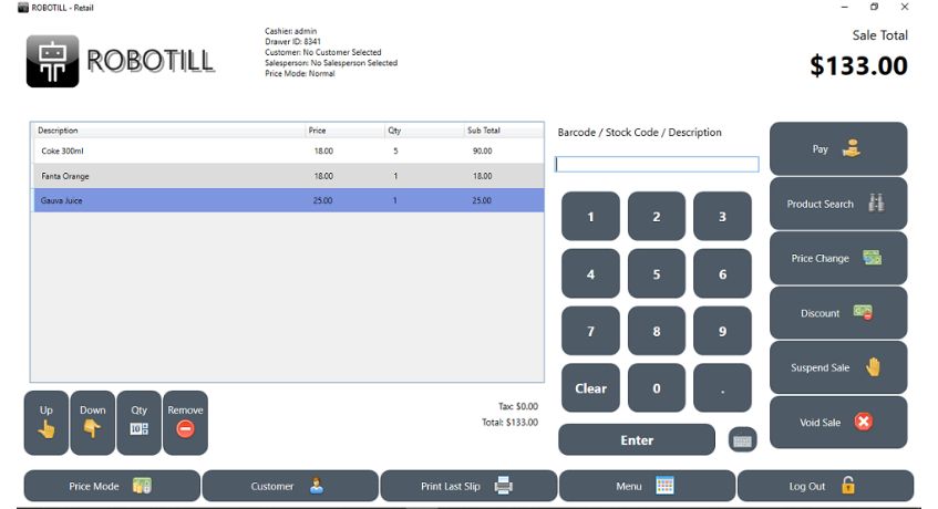 software retail Robotill