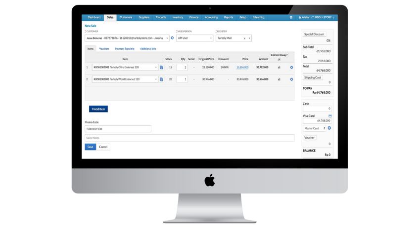 aplikasi Turboly POS retail