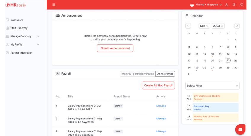 15 Best HR Software Solution in Singapore 2026