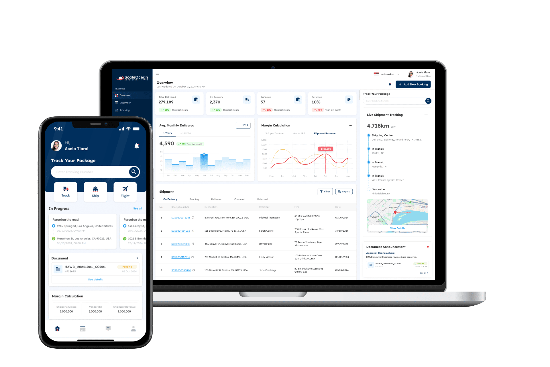 Software tracking ETA dan ETD ScaleOcean