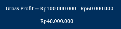 contoh gross profit