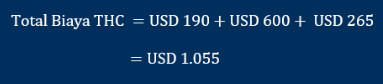 Total terminal handling charges