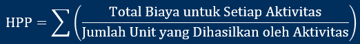 metode ABC untuk hitung HPP di perusahaan manufaktur