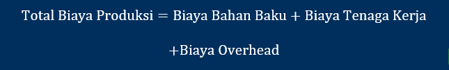 rumus total biaya produksi untuk laporna produksi manufaktur