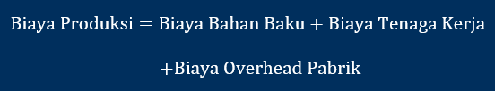 rumus perhitungan biaya produksi adalah sebagai berikut