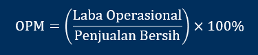 Berikut ini rumus operating profit margin