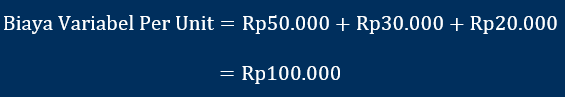 cara menghitung total variabel cost per-unit