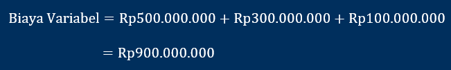 contoh cara mencari biaya variabel perusahaan manufaktur