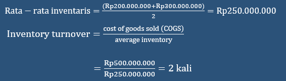 Contoh hitung rumus inventory turnover