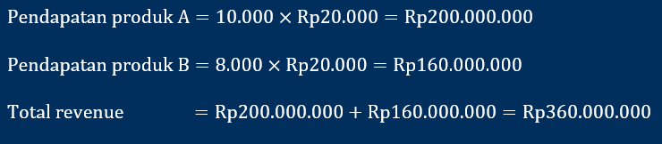 cara menghitung pendapatan total