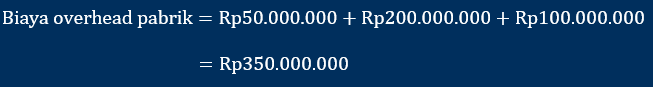 contoh perhitungan biaya overhead pabrik